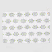 ラベンダー・アブストラクト ゴルフタオル (横)