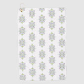 ラベンダー・アブストラクト ゴルフタオル (正面)