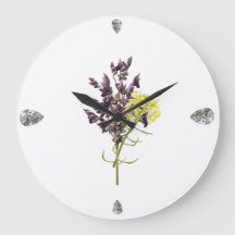 ラベンダー&イエローワイルドフラワーボタニカルデザイン