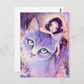 ラベンダー・イリュージョン - ポストカード (正面/裏面)