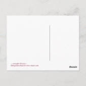 ラベンダー・イリュージョン - ポストカード (裏面)