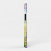ラベンダー イースター かわいい 白いウサギ 花 春 Case-Mate iPhoneケース (裏面/右)