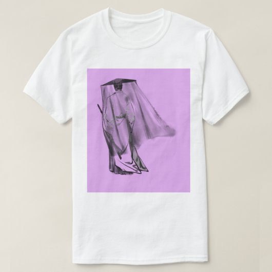 ラベンダー エレガンス Tシャツ (デザイン正面)