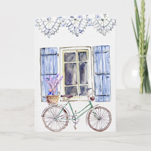 ラベンダー カード (正面)