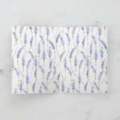 ラベンダー カード (内部)