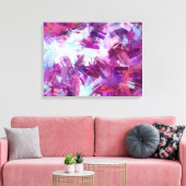 ラベンダー キャンバスプリント (インサイチュ (リビング))