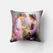 ラベンダー クッション (裏面)