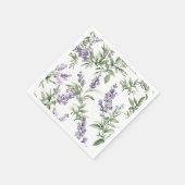 ラベンダー, スタンダードカクテルナプキン (角)