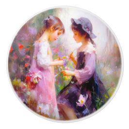 ラベンダー セラミックノブ