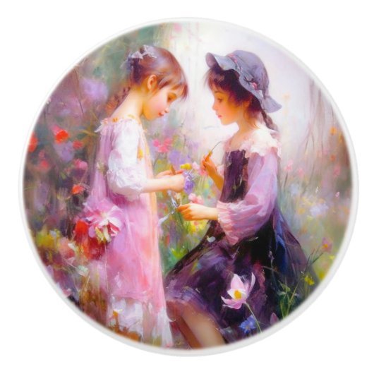 ラベンダー セラミックノブ (正面)