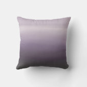 ラベンダー&チャコールグレーAIアート クッション (裏面)