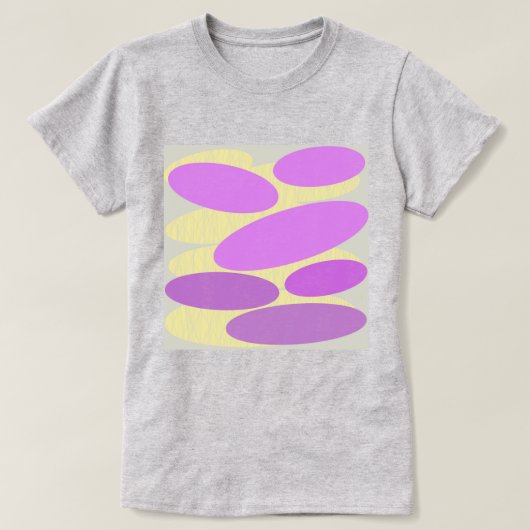 ラベンダー ディスク Tシャツ (デザイン正面)