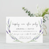 ラベンダー ハッピーエバーアフター ウェディング レセプション 招待状 (スタンド正面)