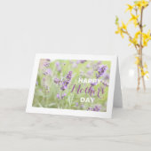 ラベンダー·ハッピー·マザーズ·デイ カード (黄色い花)