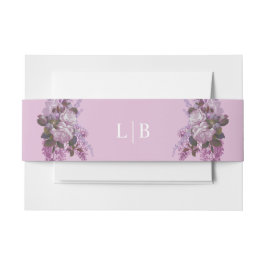 ラベンダー、バラ、ライラック結婚ズ 招待状ベリーバンド