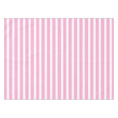 ラベンダー ピンク ホワイト シンプル水平ストライプ テーブルクロス (正面(横))