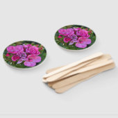 ラベンダー ピンク ローズ ハンドファン (組立なし)