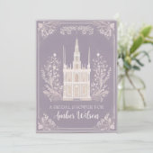 ラベンダー フェアリーテイル 城 招待状 (スタンド正面)