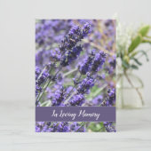 ラベンダー·フラワーズ追悼式発表 招待状 (スタンド正面)