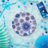 ラベンダー フラワーペーパープレート ペーパープレート (パーティー)