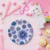 ラベンダー フラワーペーパープレート ペーパープレート (パーティー)