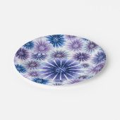 ラベンダー フラワーペーパープレート ペーパープレート (アングル)