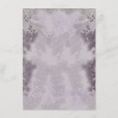 ラベンダー フラワール ウェディング メニュー (裏面)