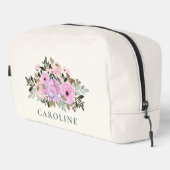 ラベンダー フラワール ウォーターカラー ブライダル シャワー カスタム ドップキット (右コーナー)