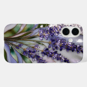 ラベンダー フラワー スマホケース 紫色 エレガント Case-Mate iPhoneケース (裏面 (横))