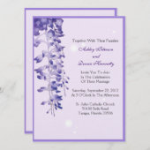 ラベンダー·ブラッサム 招待状 (正面/裏面)