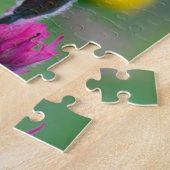 ラベンダー·ペイントブラシ ジグソーパズル (側面)