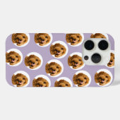 ラベンダー ペット写真 オーダーメイド Case-Mate iPhoneケース (裏面 (横))