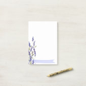 ラベンダー ポストイット (デスク上)