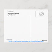 ラベンダー ポストカード (裏面)