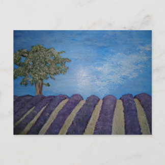 ラベンダー ポストカード