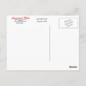 ラベンダー&ポピー ポストカード (裏面)