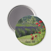 ラベンダー&ポピー マグネット (正面/裏面)