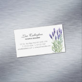 ラベンダー マグネット名刺 (インサイチュ)