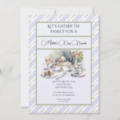 ラベンダー マザーズデー ブランチ 招待状 (正面)