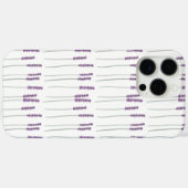 ラベンダー – ミニマルボタニカルスマホケース Case-Mate iPhoneケース (裏面 (横))