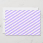 ラベンダー メイソンジャー モノグラム Save The Date 招待状 (裏面)