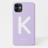 ラベンダー・モノグラム・フォンケース Case-Mate iPhoneケース (裏面)
