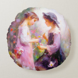 ラベンダー ラウンドクッション