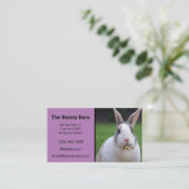 ラベンダー·ラビット·ブリーダー 名刺 (スタンド正面)