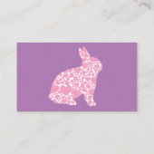 ラベンダー·ラビット·ブリーダー 名刺 (裏面)