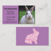 ラベンダー·ラビット·ブリーダー 名刺 (正面/裏面)