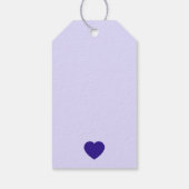 ラベンダー ラベンダーの花束 ハーブ 紫の花 ガーデン ギフトタグ (裏面)