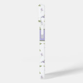ラベンダー ワイルドフラワー 水彩 花 モノグラム Case-Mate iPhoneケース (裏面 / 左)