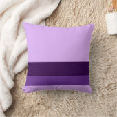 ラベンダー（分割線あり） +任意の2色 クッション (ブランケット)