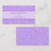 ラベンダー 名刺 (正面/裏面)